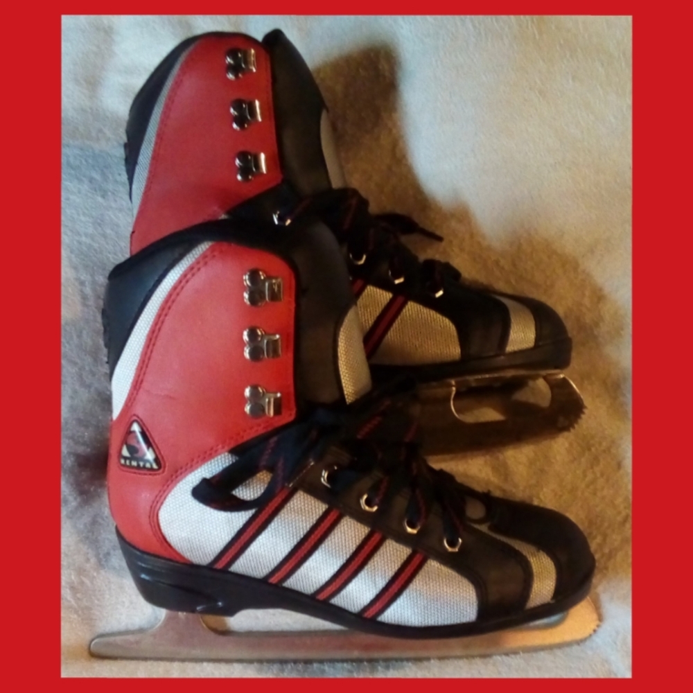 SOFTEC MENS SIZE 8 RENTAL ICE SKATES